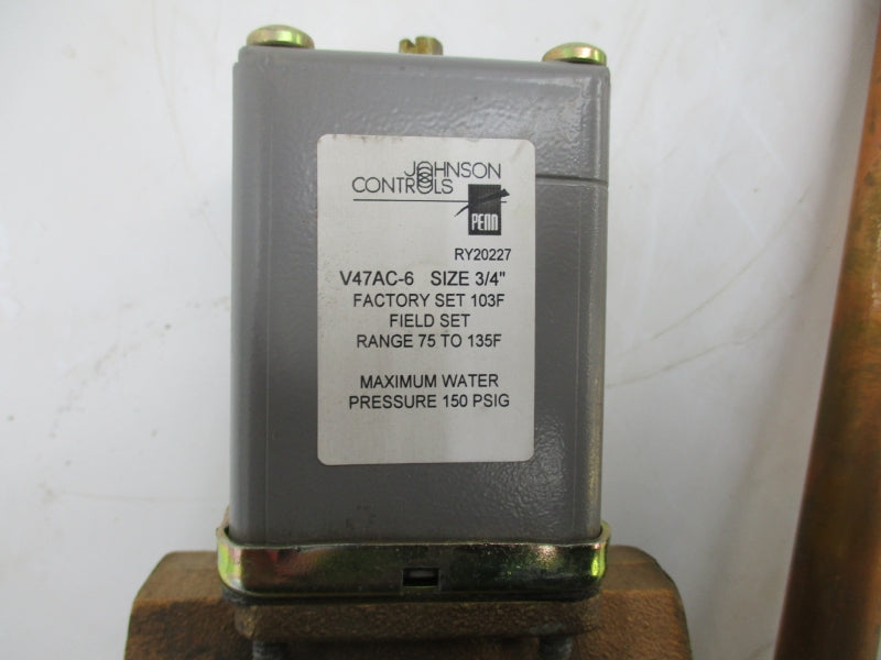 JOHNSON CONTROLS V47AC-6 150PSI 3/4" NSNP