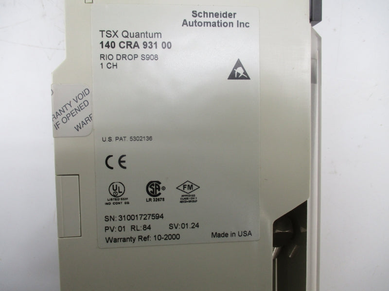 SCHNEIDER ELECTRIC 140CRA93100 NSMP