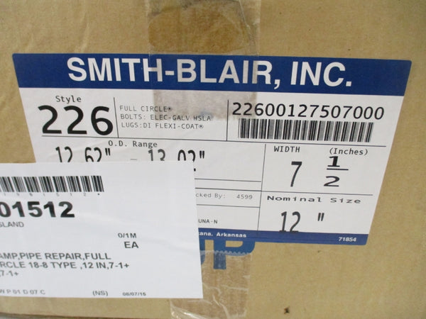 SMITH-BLAIR 226 226-100127507-000 12" NSMP