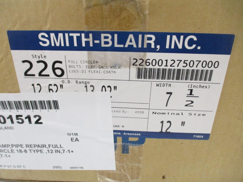 SMITH-BLAIR 226 226-100127507-000 12" NSMP