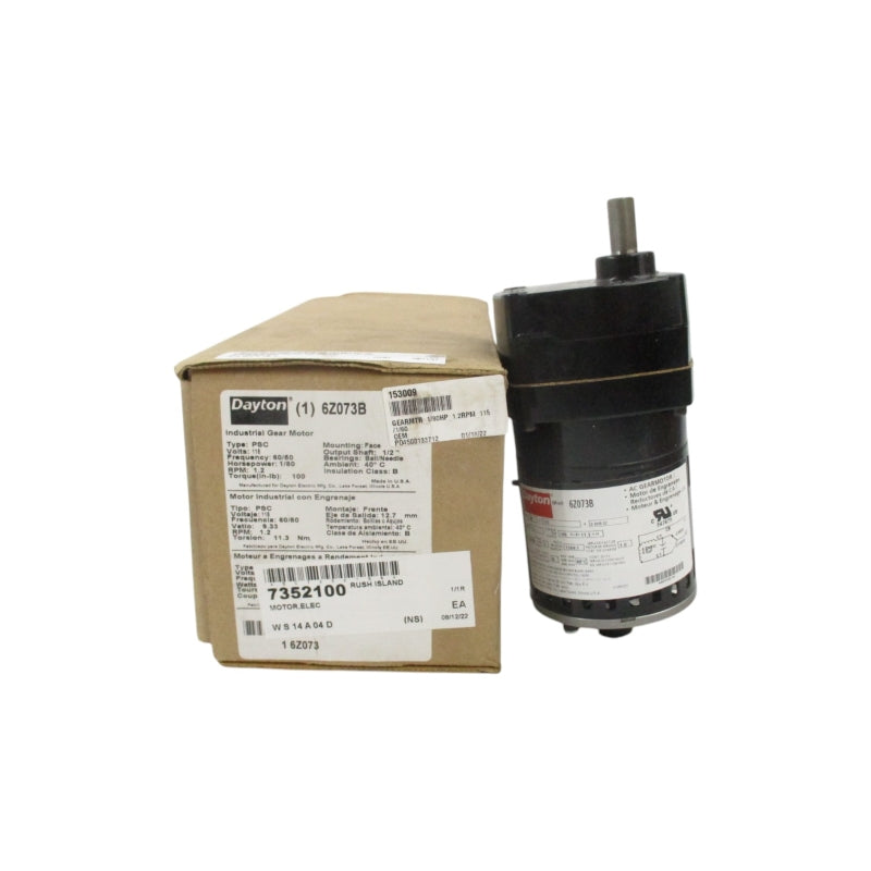DAYTON 6Z073B 115V 0.30/0.32A NSMP