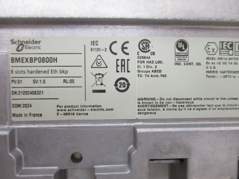 SCHNEIDER ELECTRIC BMEXBP0800H NSMP
