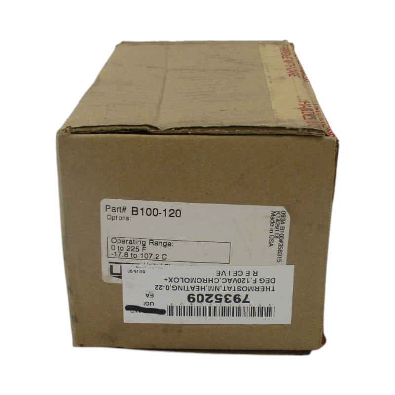 UNITED ELECTRIC B100-120 NSFS