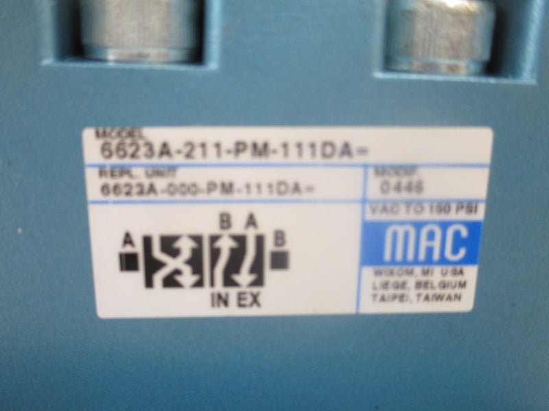 MAC 6623A-211-PM-111DA 150PSI NSMP