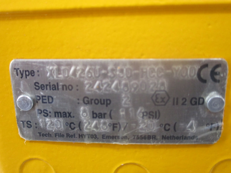 HYTORK XL0426U-S80-HCC-Y00 116PSI NSNP