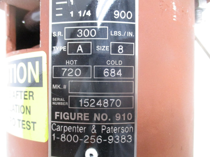 CARPENTER & PATERSON 910 UNMP
