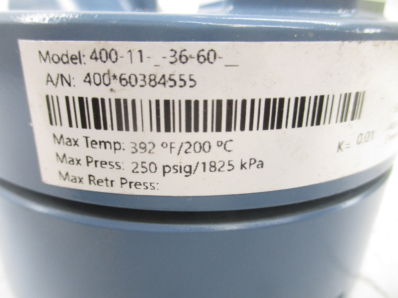 ROSEMOUNT 400-11-36-60 250PSI NSMP