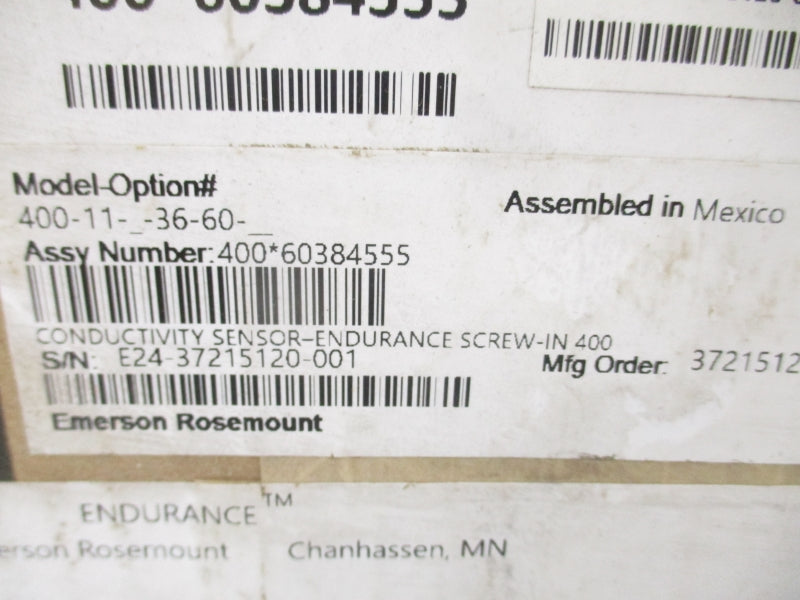 ROSEMOUNT 400-11-36-60 250PSI NSMP