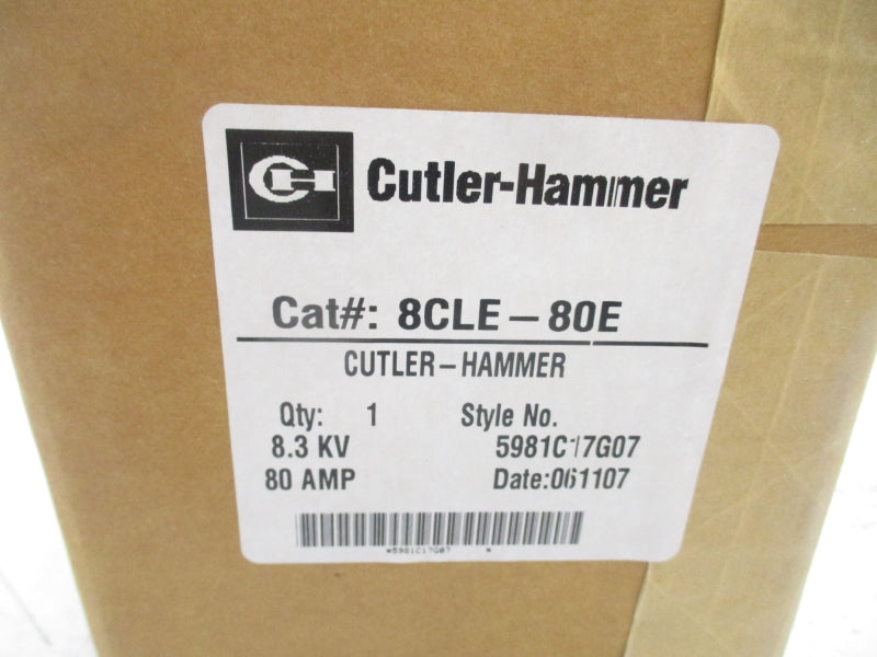 CUTLER HAMMER 8CLE-80E 5981C17G07 80A NSFS