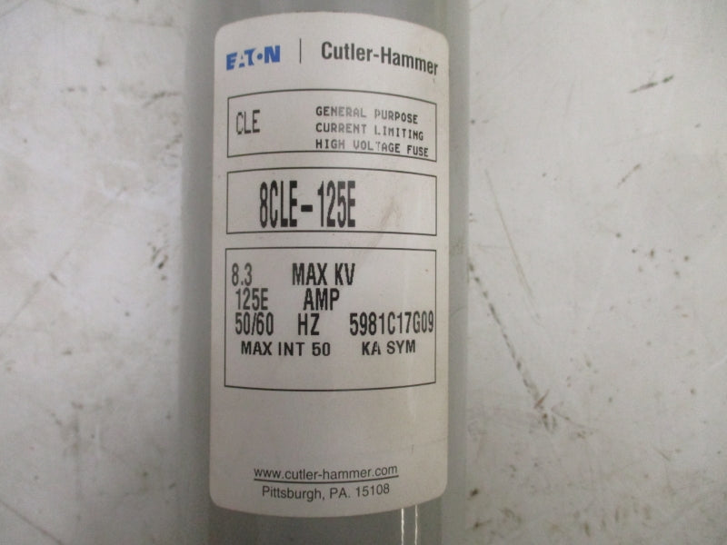 CUTLER HAMMER 8CLE-125E 5981C17G09 125A NSMP