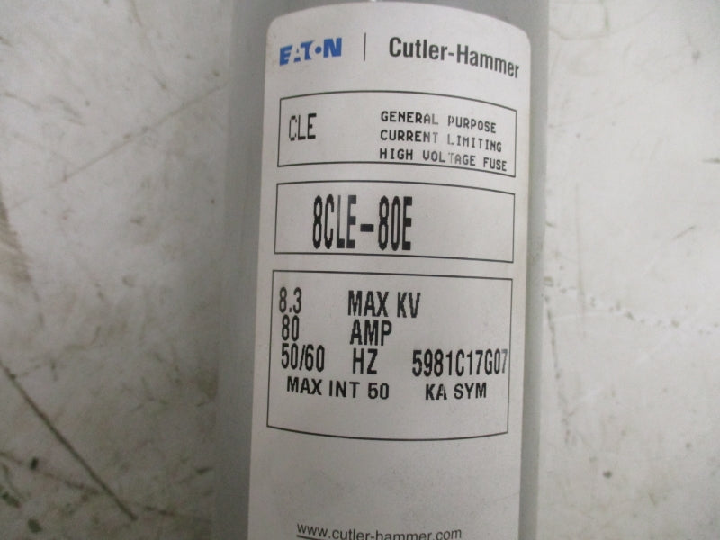 CUTLER HAMMER 8CLE-80E 5981C17G07 80A NSMP