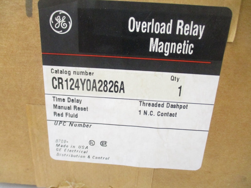 GENERAL ELECTRIC CR124Y0A2826A SER. A 600VAC/DC 259A NSMP