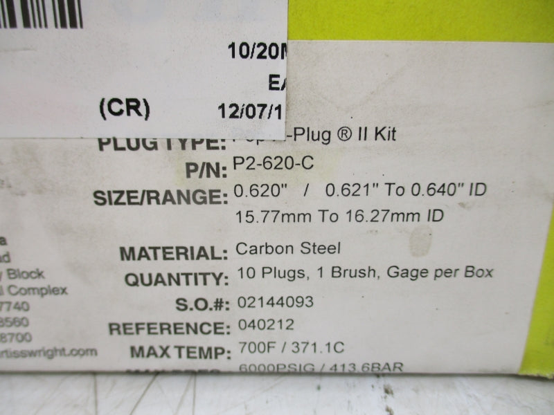 CURTISS-WRIGHT P2-620-C 6000PSI NSFS