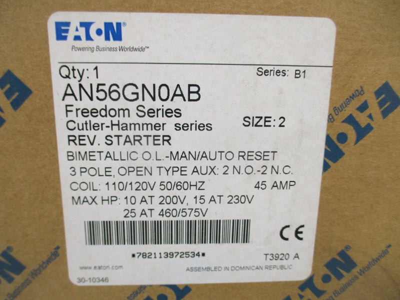 EATON AN56GN0AB SER. B1 110-120V 45A NSMP