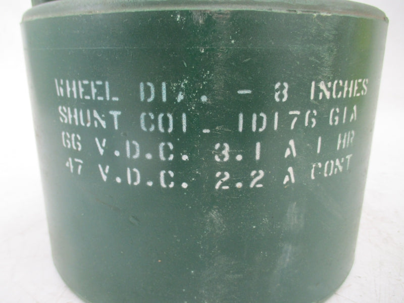 GENERAL ELECTRIC 1D176G1A 47/66VDC 2.2/3.1A 8" NSNP