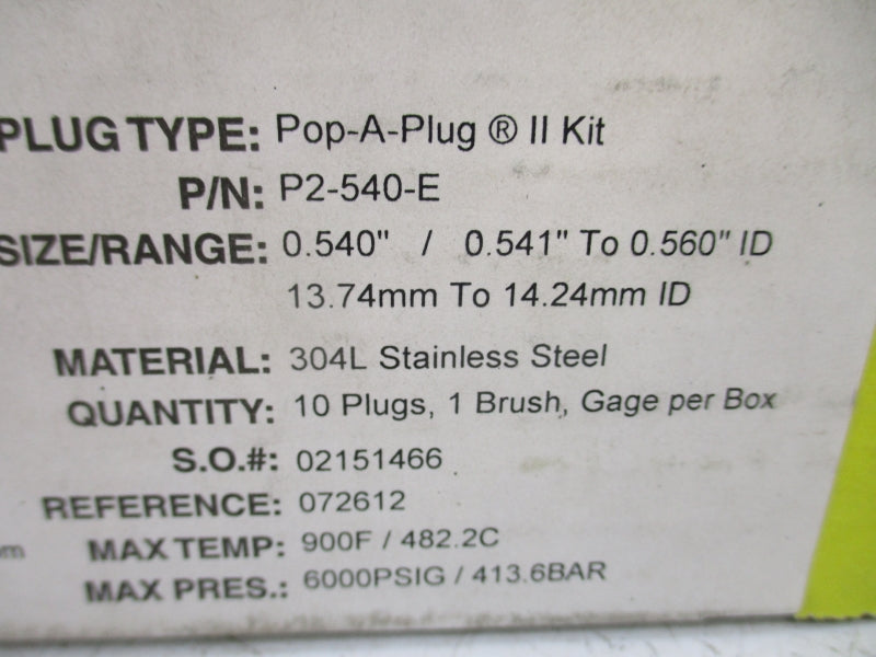CURTISS-WRIGHT P2-540-E 6000PSI NSFS