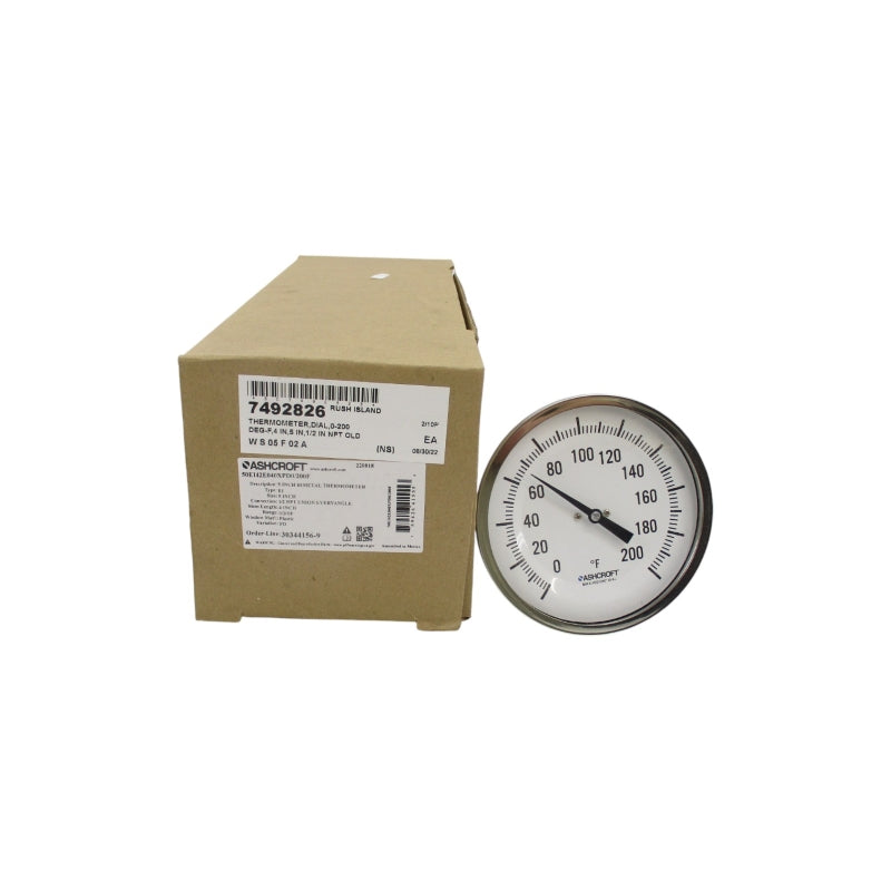 ASHCROFT 50EI42E040XPD0/200F 1/2" NSMP
