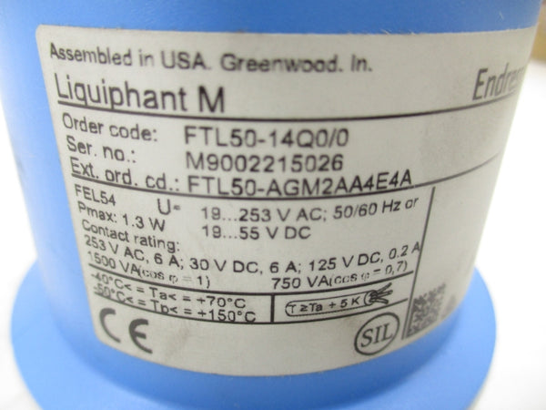 ENDRESS + HAUSER FTL50-14Q0/0 253VAC 6A NSMP