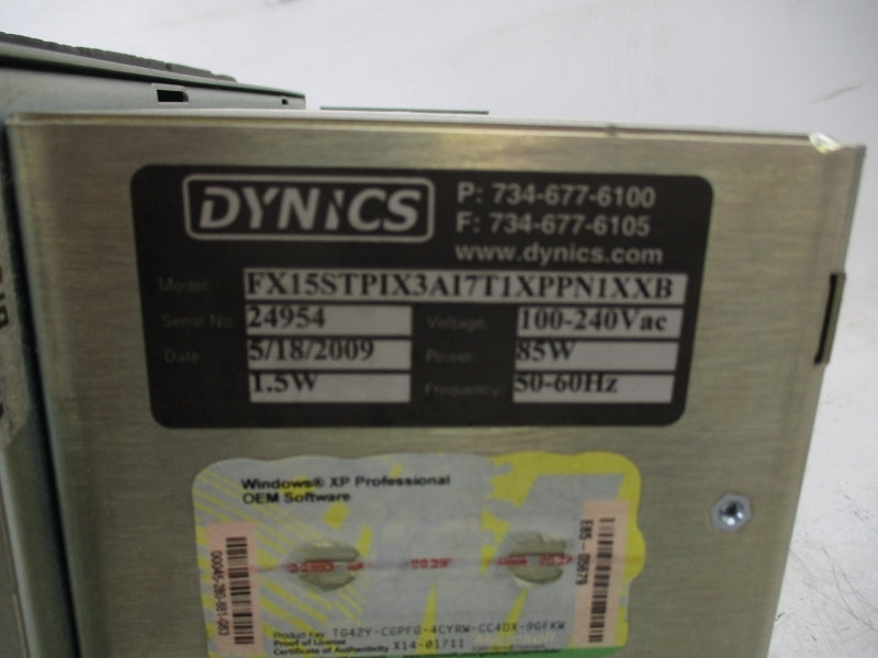 DYNICS FX15STPIX3AI7T1XPPN1XXB 100-240VAC NSNP