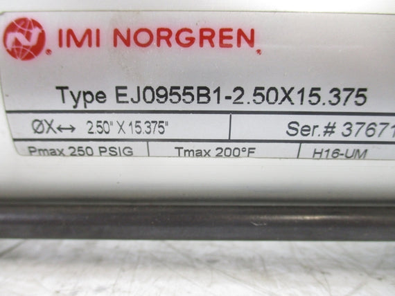 NORGREN EJ0955B1-2.50X15.375 250PSI NSNP