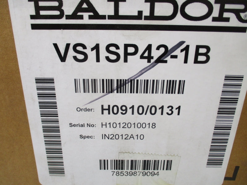 BALDOR VS1SP42-1B IN2012A10 480VAC 6A NSMP