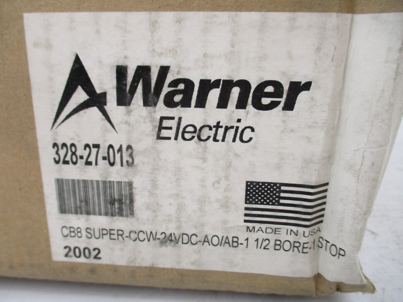 WARNER ELECTRIC 328-27-013 24VDC NSMP