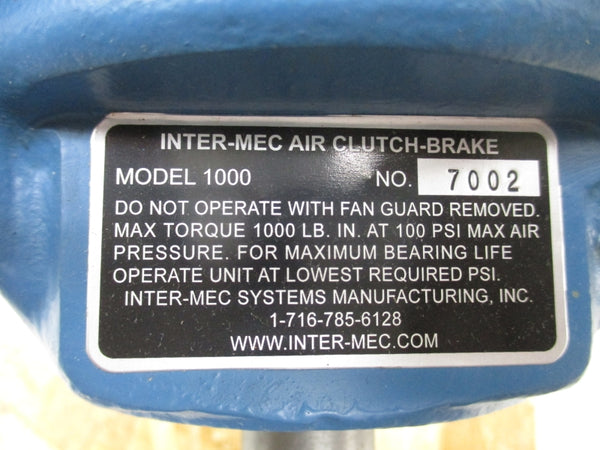 INTER-MEC 1000 7002 100PSI NSNP