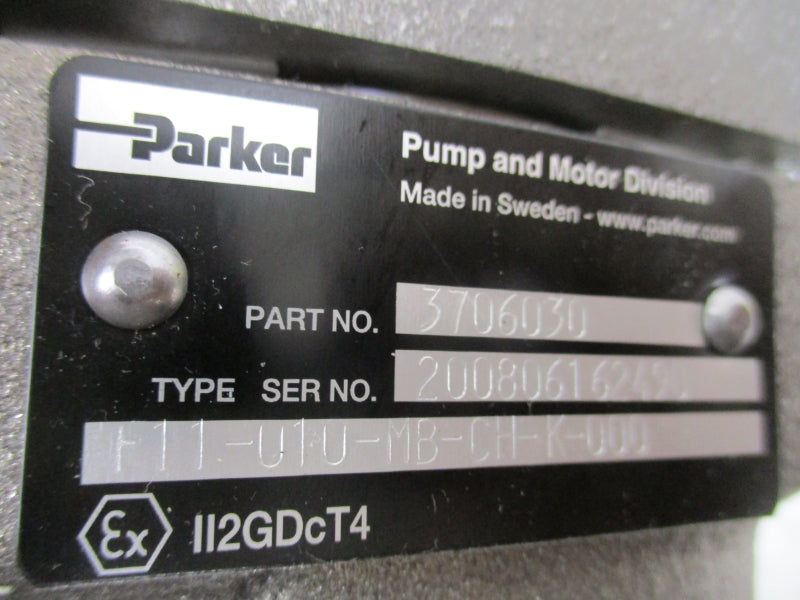 PARKER 3706030 F11-010-MB-CH-K-000 NSNP