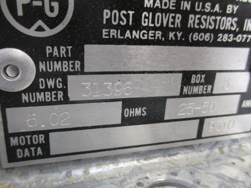 POST GLOVER 31396 25-50A NSNP