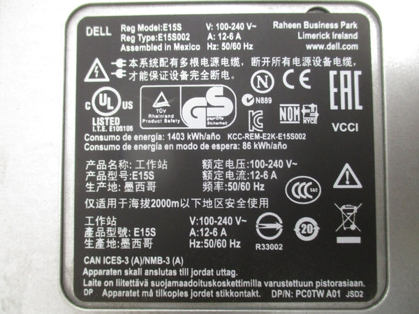 DELL E15S002 120-240V 12-6A NSNP