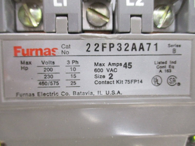 FURNAS 22FP32AA71 SER. B 190-240V 45A NSNP