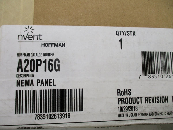 HOFFMAN A20P16G NSFS