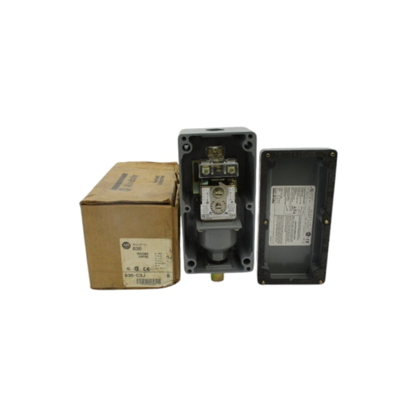 ALLEN BRADLEY 836-C3J SER. B 600V 0.8-30PSI (BR/WH) NSMP
