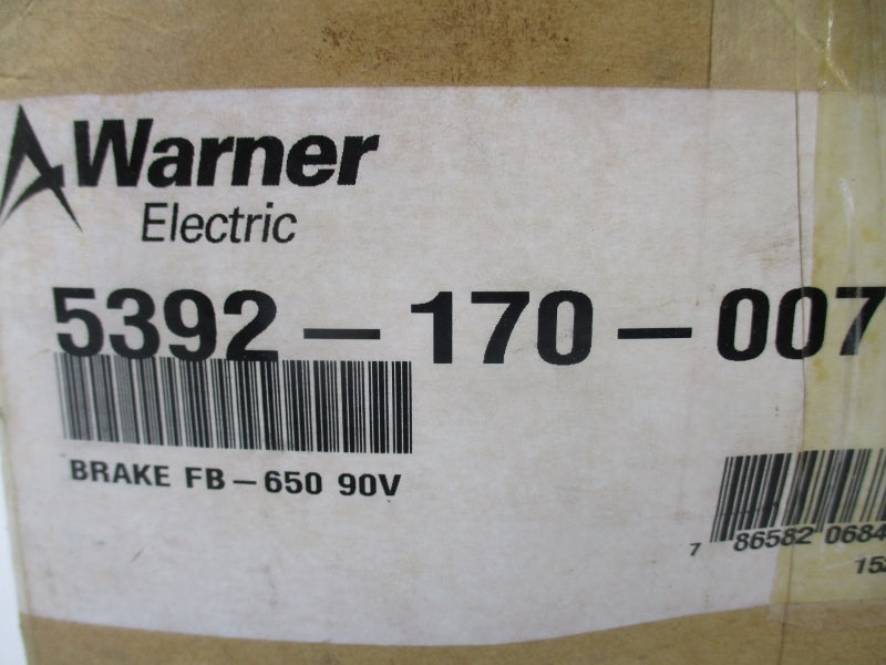 WARNER 5392-170-007 FB-650 90VDC NSMP