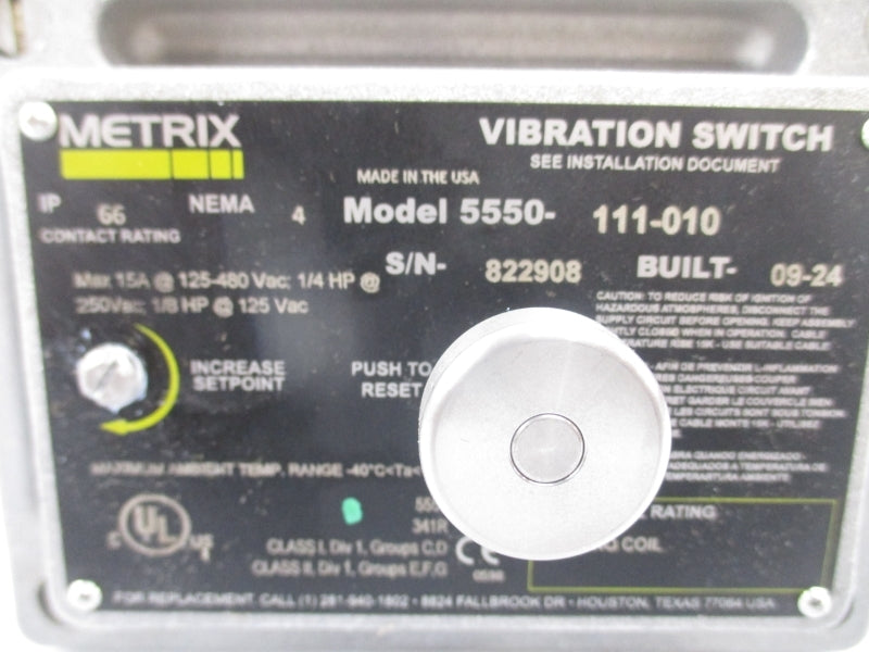 METRIX 5550-111-010 125-480VC 15A NSMP