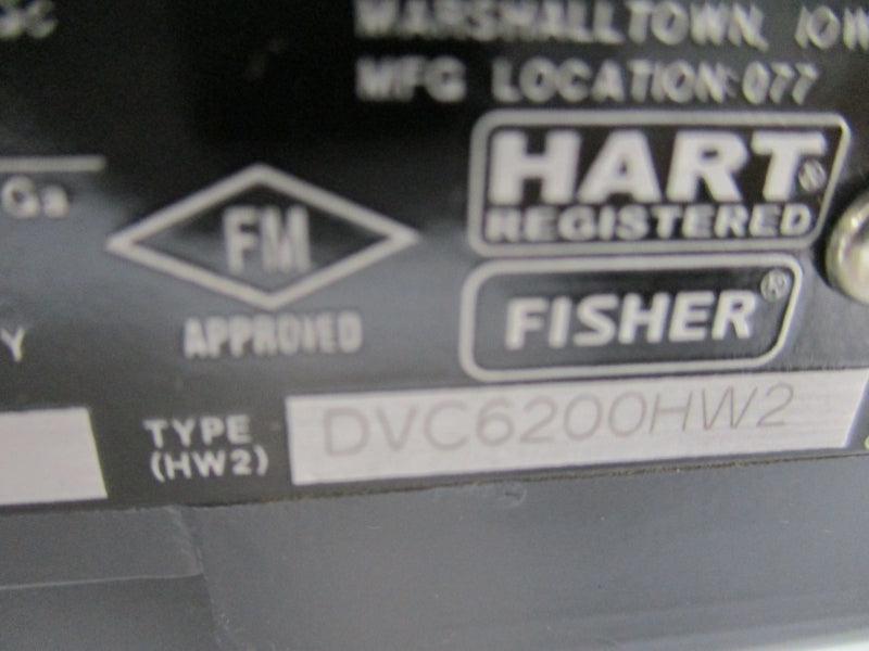 FISHER DVC6200HW2 30VDC 145PSI NSMP