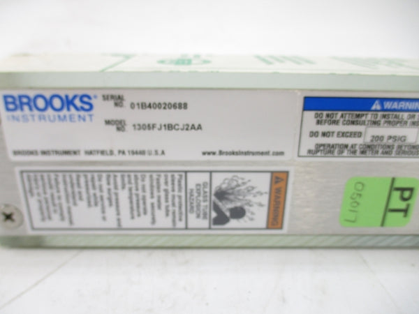 BROOKS INSTRUMENT 1305FJ1BCJ2AA 200PSI NSMP