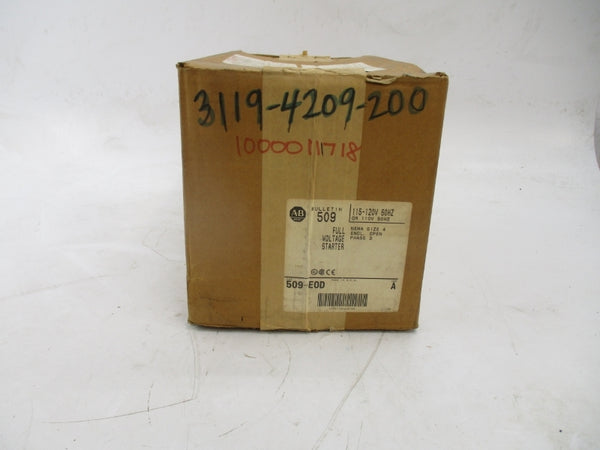 ALLEN BRADLEY 509-EOD SER. A 110/115-120V (BR/WH) NSFS