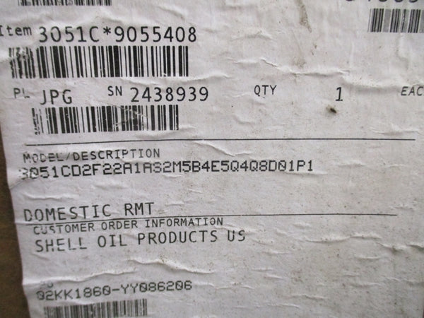ROSEMOUNT 3051CD2F22A1A1S2M5B4E5Q4Q8D01P1 9-32VDC 300PSI NSMP