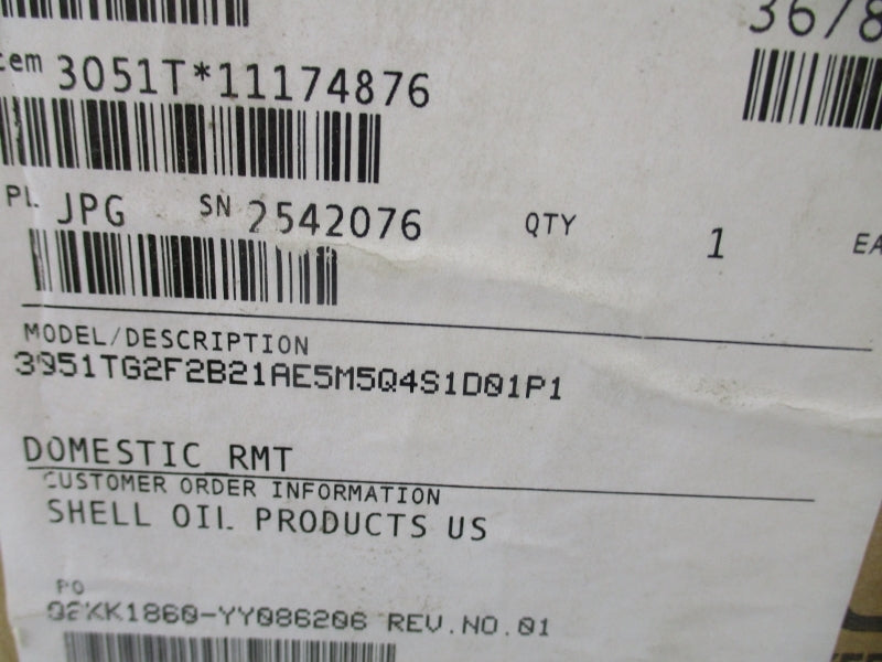 ROSEMOUNT 3051TG2F2B21AE5M5Q4S1D01P1 9-32VDC 150PSI NSMP