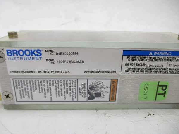 BROOKS INSTRUMENT 1305FJ1BCJ2AA 200PSI NSNP