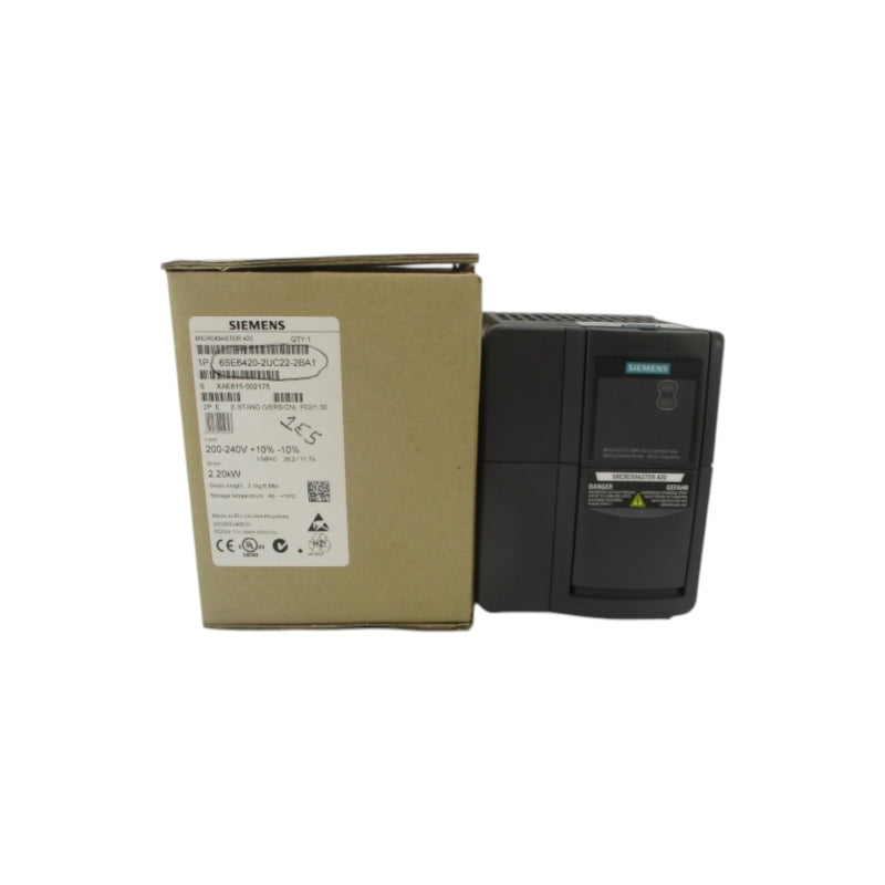 SIEMENS 6SE6420-2UC22-2BA1 200-240V 11.7A NSMP