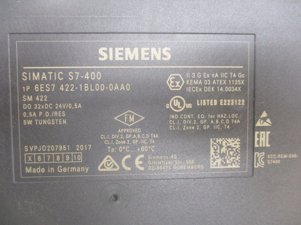 SIEMENS 6ES7422-1BL00-0AA0 NSMP