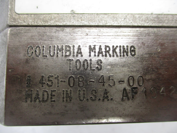 COLUMBIA MARKING TOOLS 451-0B-45-00 UNMP