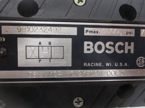 BOSCH 081WV10P1V1018KE024/00E51 4600PSI UNMP