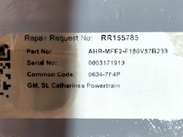 SKF AHR-MFE2-F180V57B299 (AS PICTURED) REMAN