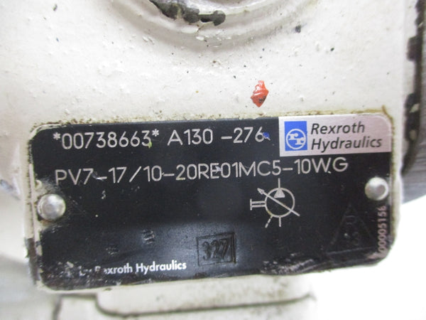 REXROTH PV7-17/10-20RE01MC5-10WG (AS PICTURED) UNMP