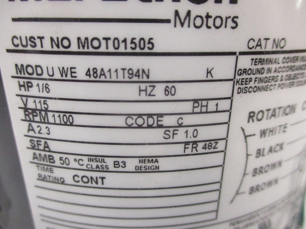MARATHON 048A11T94N MOT01505 115V 2.3A NSMP
