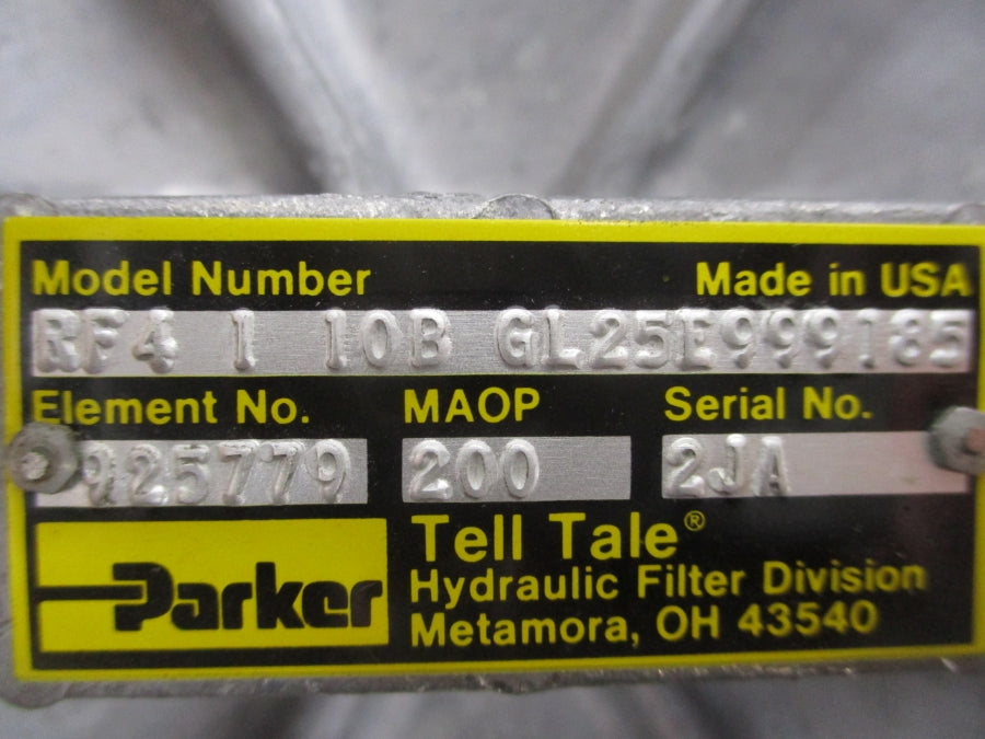 PARKER RF4 1 10B GL25E999185 UNMP