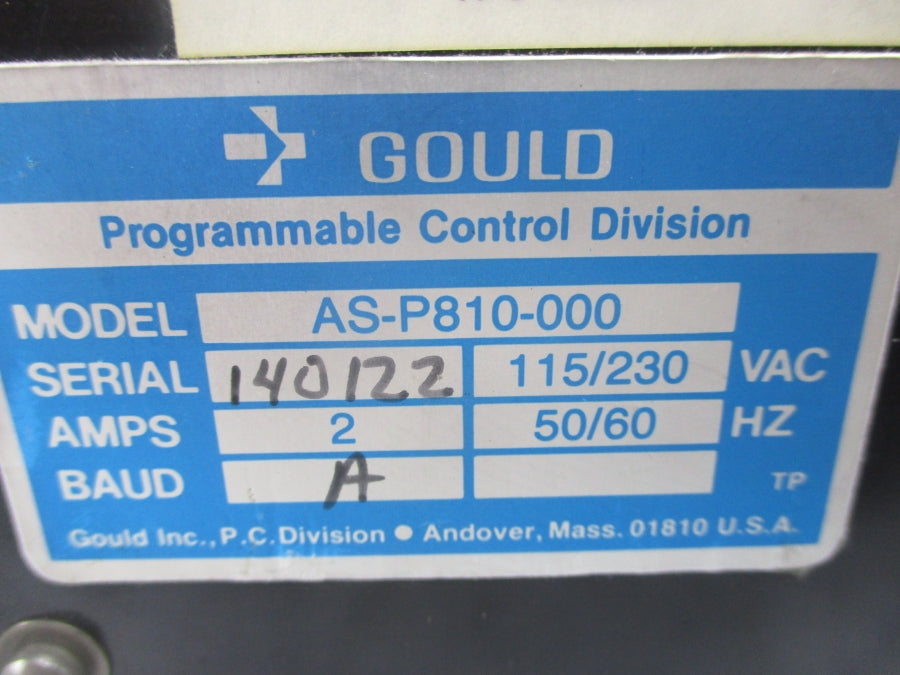 GOULD AS-P810-000 115/230VAC 2A UNMP